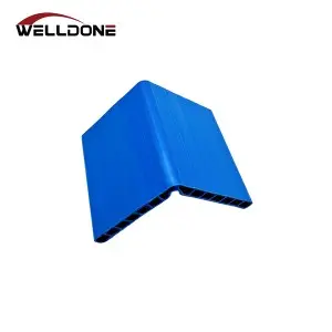 Robust Double-Deck Hollow Construction Plastic Corner Edge Protector for Lashing Strap