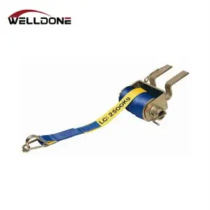 50MM LC2500KG Load Restraint Truck Clip On Ratchet Cap Winch with 9M Strap AS/NZS 4380
