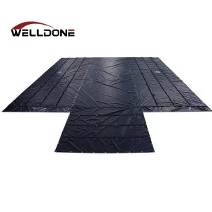 18 oz Heavy Duty Waterproof PVC Polyester Trailer Tarpaulins or Flat Vinyl Truck Tarp