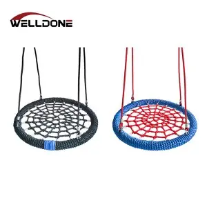 Commercial Heavy Duty Playground Steel Wire Core Armed Rope Bird Nest Swing