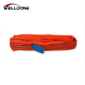 EN1492-2 WLL 5000KG 5T Polyester Endless Round Sling Safety Factor 7:1
