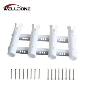 Boat Yacht Plastic Wall Flush Mount Fishing Rod Holder Rack