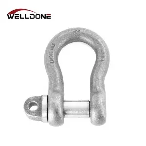 Galvanized BS3032 Screw Pin Large/Small Bow Shackle