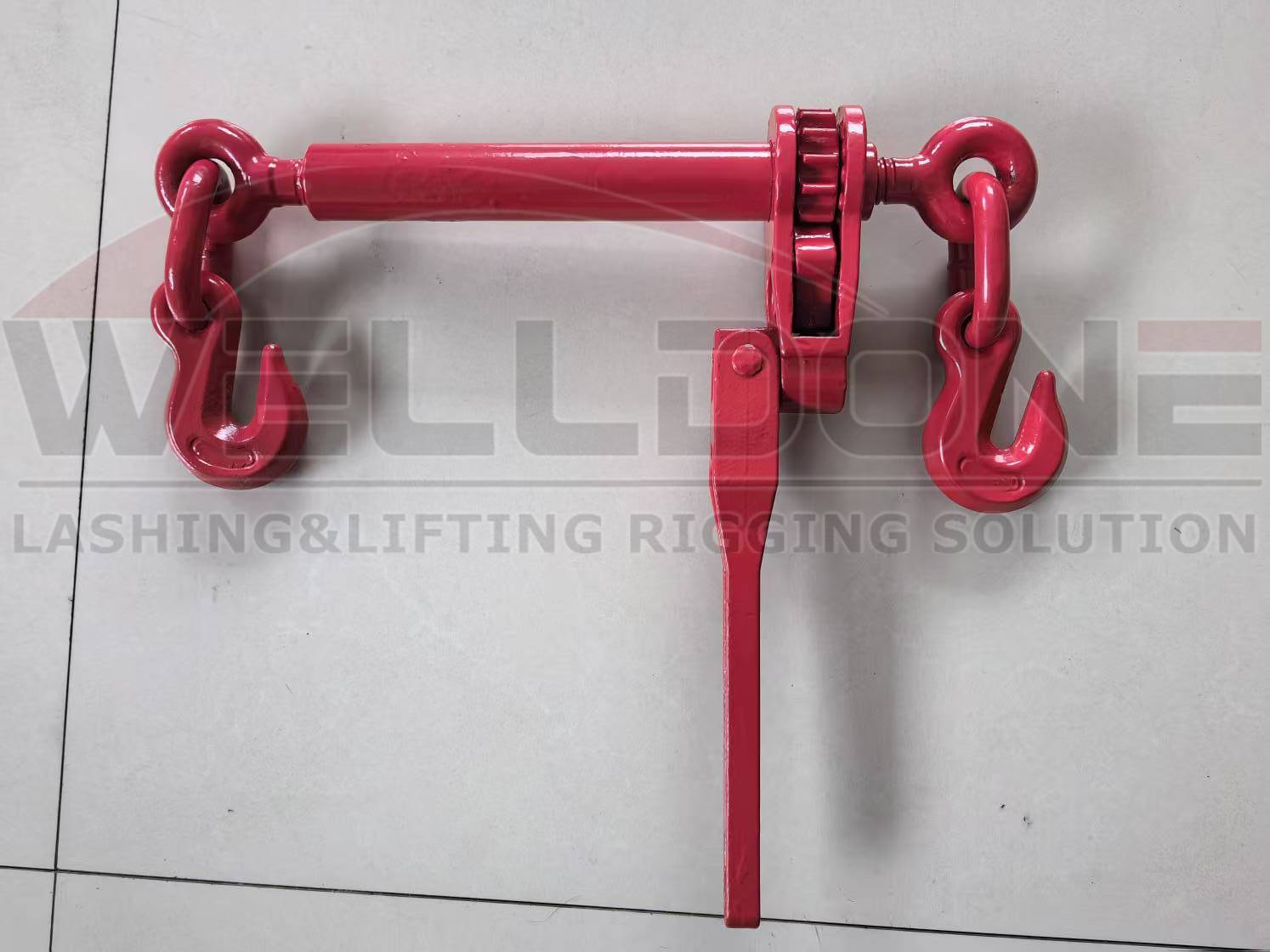 Folding handle ratchet binder