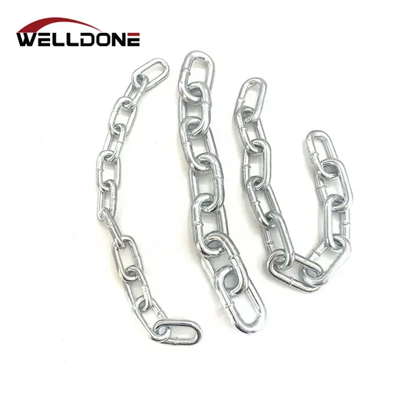 Welded Galvanized DIN764 medium link chain Featured Image