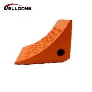 Rubber Wheel chock or Wheel Stop For Auto Car, Vehicle, RV and Trailer