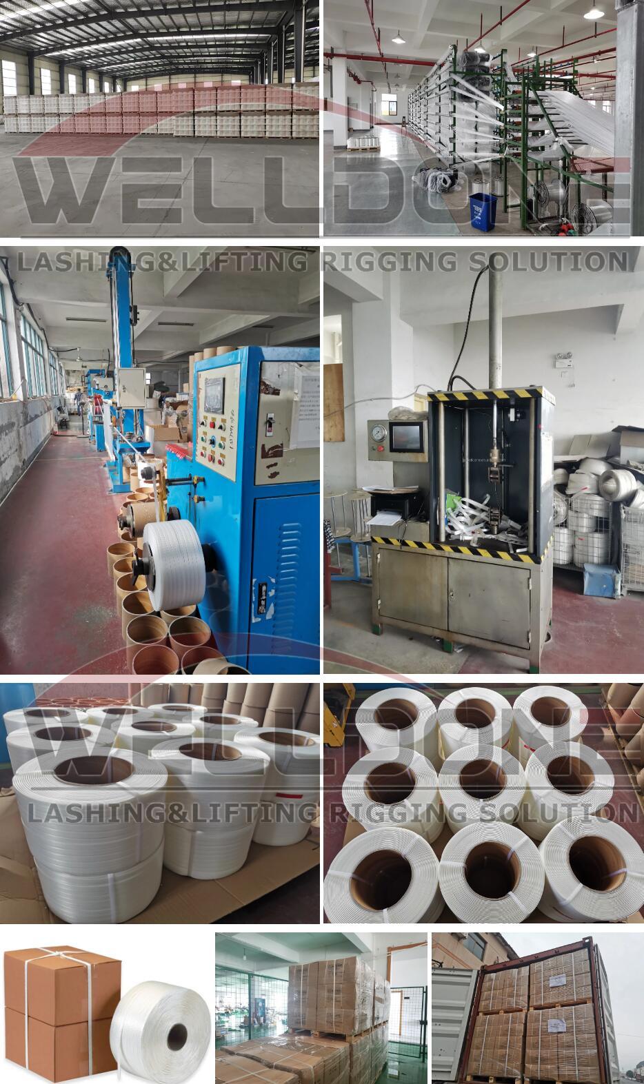 polyester composite cord strap process