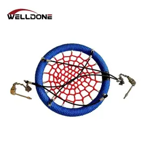 Commercial Heavy Duty Playground Steel Wire Core Armed Rope Bird Nest Swing