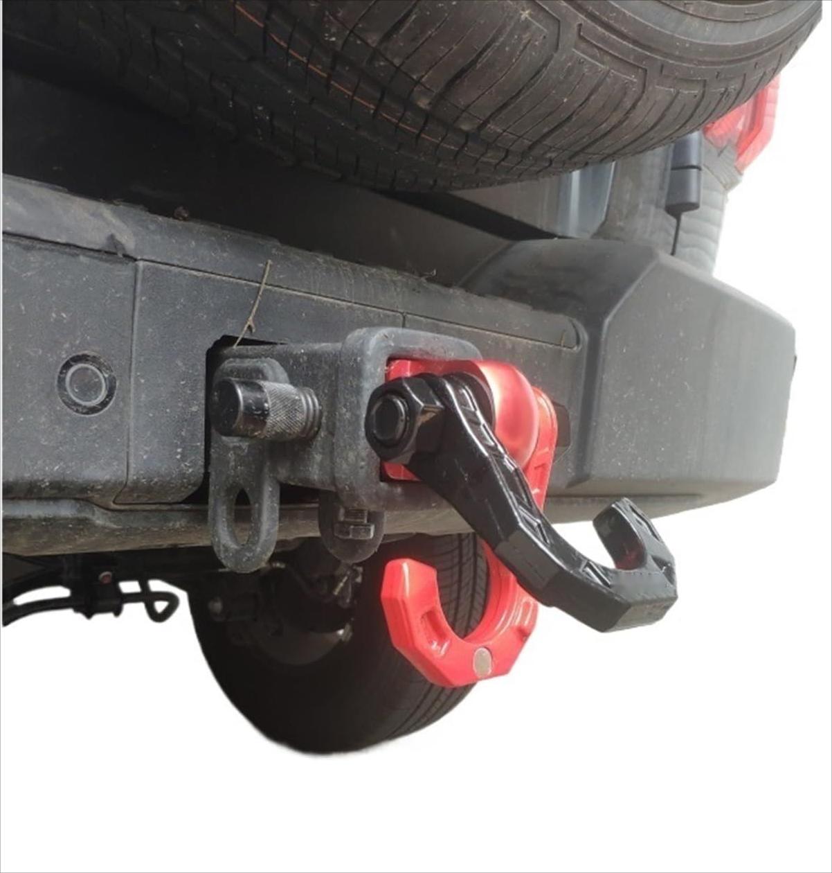 towing winch shackle usage