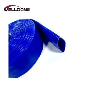 High Pressure Flexible PVC Lay Flat Hose Layflat Water Discharge Pipe for Agriculture Irrigation