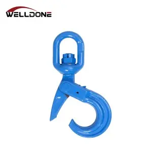 G100 Special Swivel Self Locking Hook with Bearing for Lifting