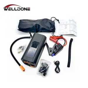 Multi-function Digital Display Portable Emergency Electric Tire Inflator Air Pump Ignition Starter