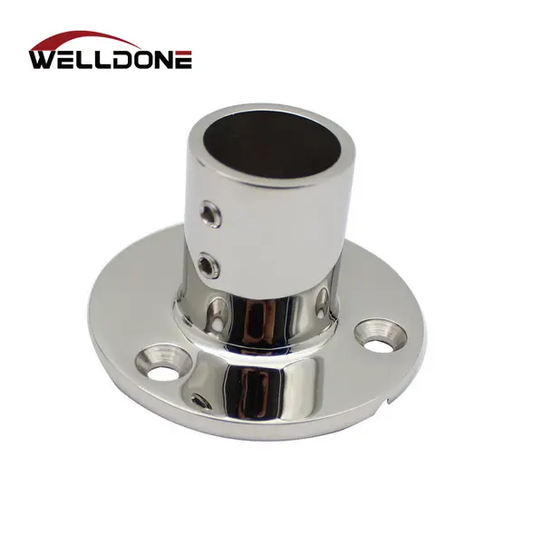 Stainless Steel Round Rectangular Railing Base 30° 45° 60° 90° Featured Image