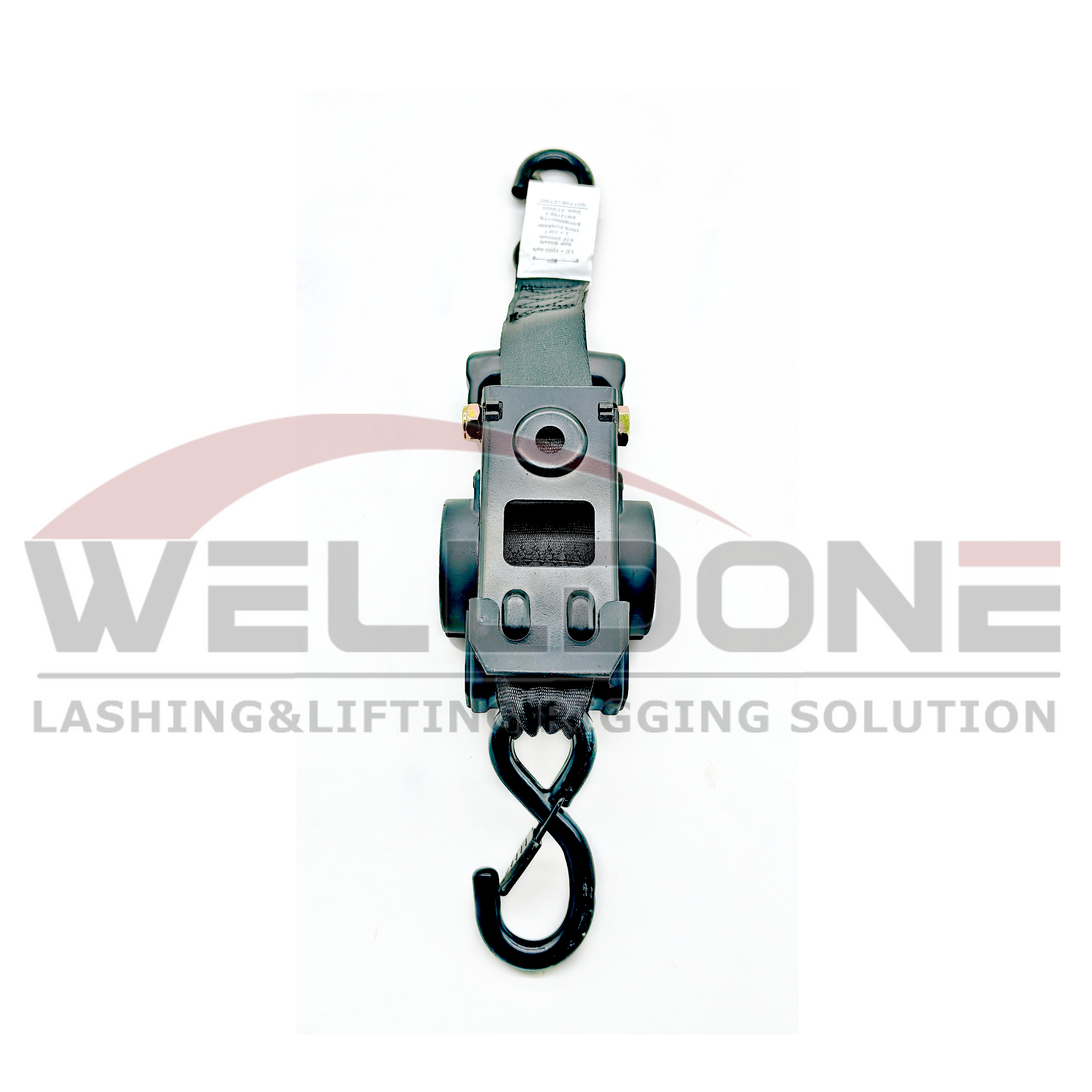 slow retraction ratchet strap