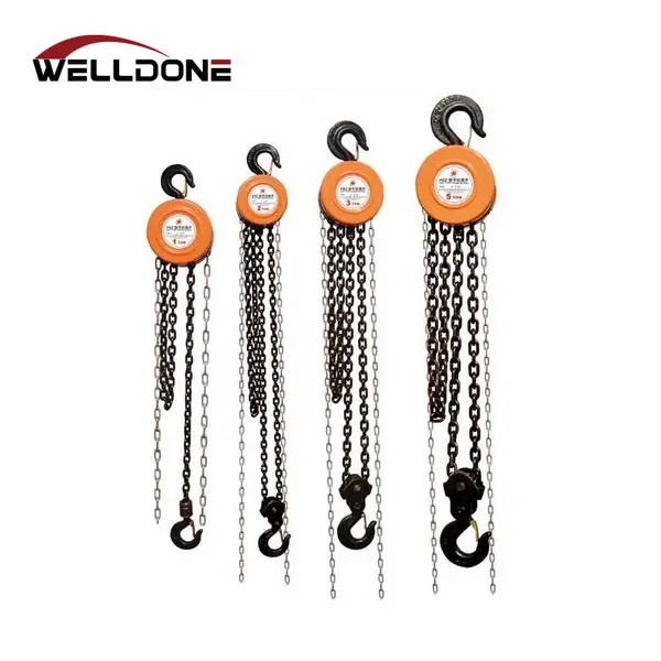 1-20Ton HSZ Type Round Chain Hoist Pulley Lifting Manual Chain Block Featured Image