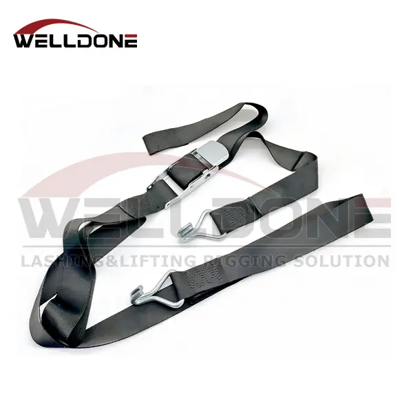 50MM Internal Box Van Strap Over Center Buckle Strap with Claw Double J Hook Featured Image