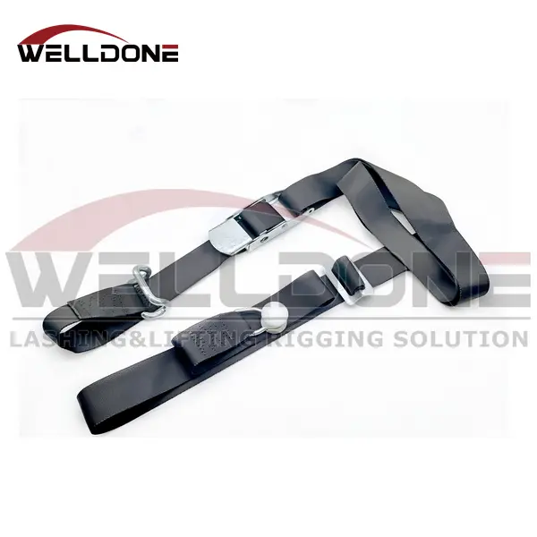 50MM Curtainside Internal Cargo Load Over Center Buckle Strap with Rave Hook and Roller Featured Image