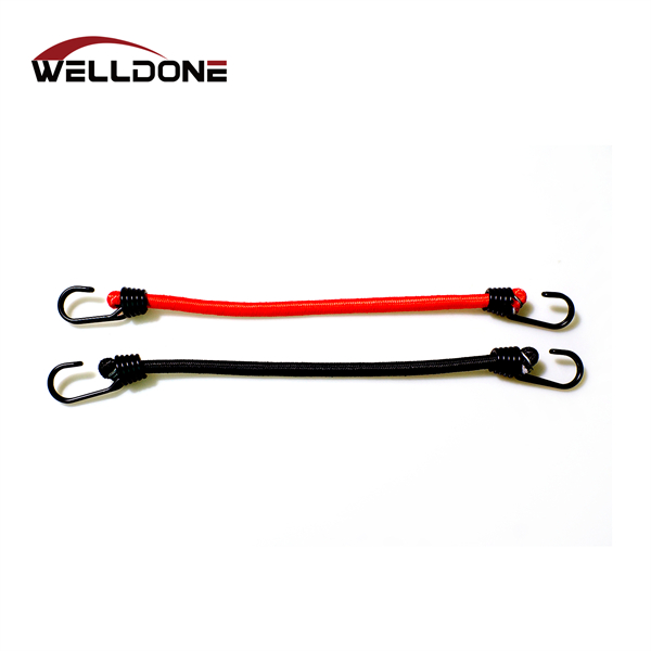 Round Elastic Stretch Luggage Rope Latex Bungee Cord with Hook Featured Image
