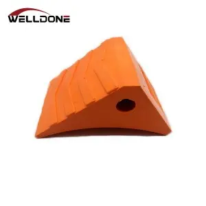 Rubber Wheel chock or Wheel Stop For Auto Car, Vehicle, RV and Trailer