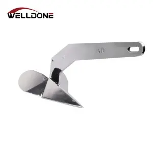 Yacht Boat Marine Stainless Steel Folding Grapnel Anchor / Plough / Delta / Bruce / Danforth Anchor