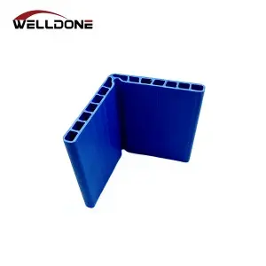 Robust Double-Deck Hollow Construction Plastic Corner Edge Protector for Lashing Strap