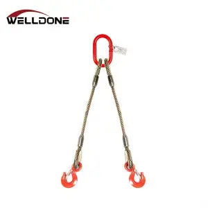 1leg/2leg/3leg/4leg Steel Wire Rope Sling for Lifting