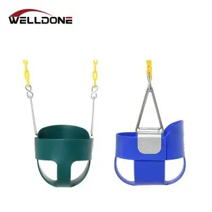 Outdoor Children EVA Soft Board / Full Bucket Toddler / Nest / Round Rectangle Platform / Disc Rope Tree Swing