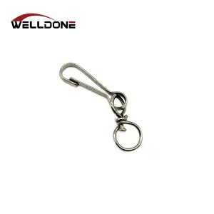 DIN 5287 Nickel Plated Steel Simplex Swivel Snap Hook Spring Clasp Lanyard Accessories