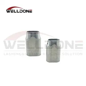 Aluminium Turnback Ferrule Sleeve for Swaging Wire Rope Sling with Inspection Hole