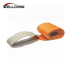 EN1492-1 WLL 10000KG 10T Polyester Flat Webbing Sling Safety Factor 7:1