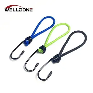 Multifunction Elastic Loop Latex Endless Bungee Cord with Single Hook