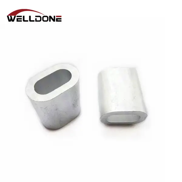 EN13411-3 / DIN3093 wire rope sleeve oval aluminum ferrule Featured Image