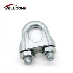 Galvanized DIN741 Malleable Wire Rope Clips