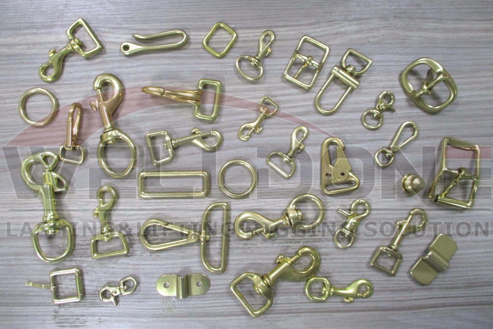 brass snap hook show