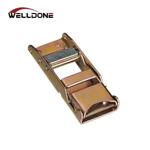 Galvanized / plastic dipping overcenter buckle for curtainside truck strap