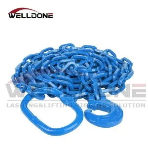 G100 Grade100 Alloy Steel D Shape Link Square Forestry Chain for Logging