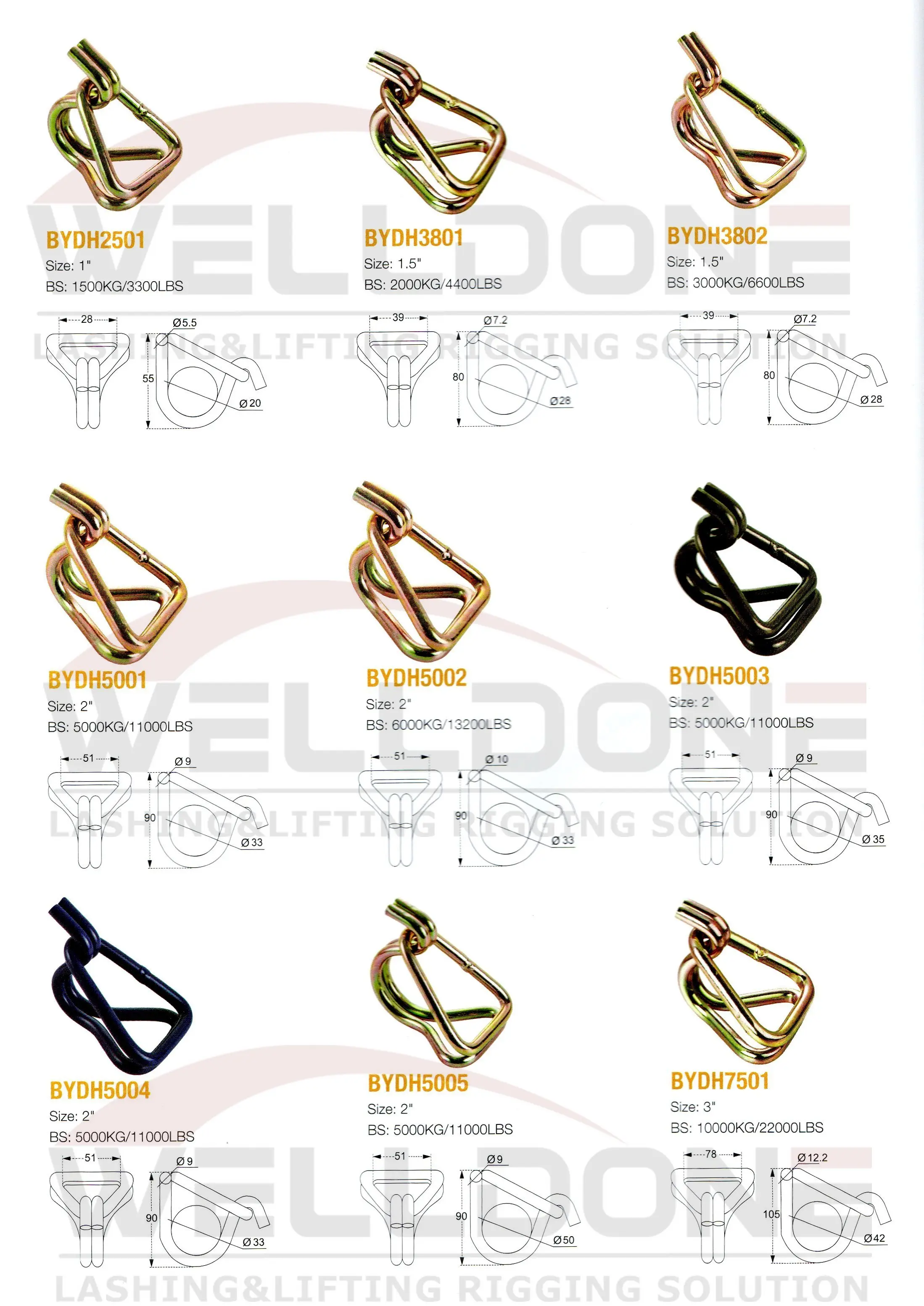 swan hook specification