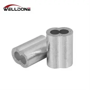 US type / JIS type wire rope hourglass aluminum ferrule