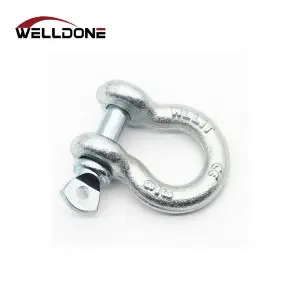 US Type G209 Screw Pin Galvanized Drop Forged Bow Anchor Shackle