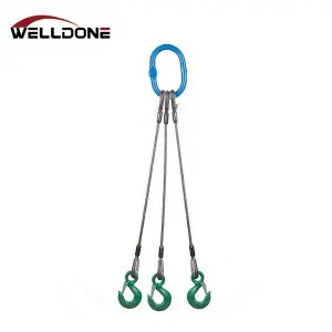 1leg/2leg/3leg/4leg Steel Wire Rope Sling for Lifting