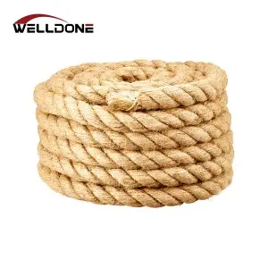 Twisted Natural Jute Rope for GYM Decoration