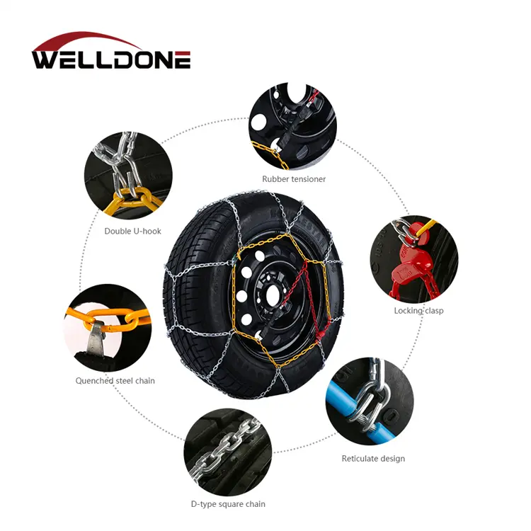 alloy snow chain detail