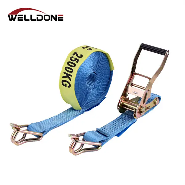 50MM LC2500KG Ratchet Tie Down Strap with Swan Hook and Keeper AS/NZS 4380 Featured Image
