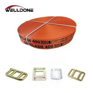 32-50MM Polyester Woven Cord Lash Strapping One Way Lashing Strap
