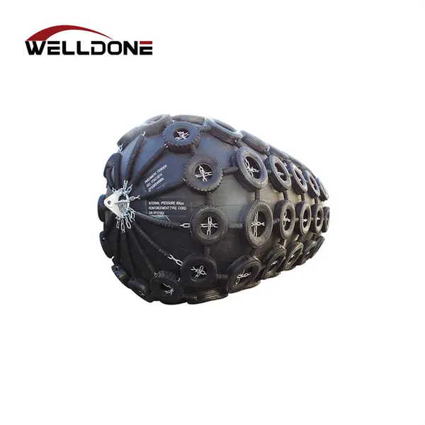 Marine Floating Pneumatic Rubber Fender With Chain Featured Image