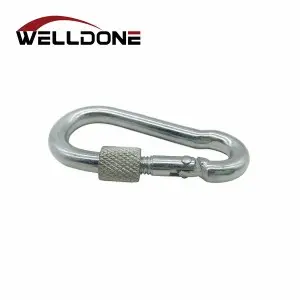 DIN5299 Zinc Alloy Gourd Shaped Snap Hook With Screw Lock