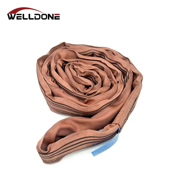EN1492-2 WLL 6000KG 6T Polyester Endless Round Sling Safety Factor 7:1 Featured Image