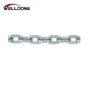 Welded Galvanized DIN764 medium link chain