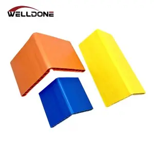Robust Double-Deck Hollow Construction Plastic Corner Edge Protector for Lashing Strap