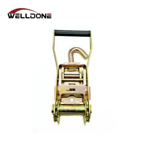 2inch 50MM 5T Ratchet Buckle with Swivel J Hook for Car Tie Down Strap